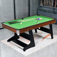 Table de billard pliable en MDF pour adultes et enfants, 183x100CM, pour billard/snooker/tennis de table/conférence