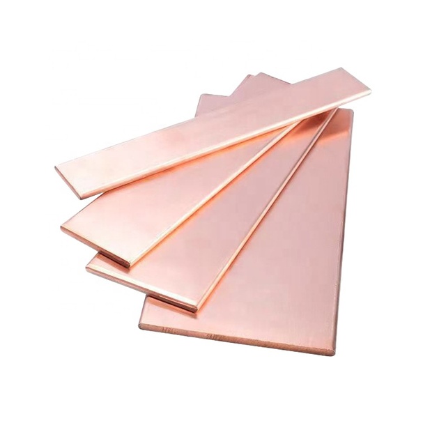 C1100 C1250 Pure Copper Sheet/Plate Coil 0.6mm Thickness Cold Rolled with Polished Surface for Welding Bending Cutting