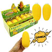 Mainan Fidget Bentuk Jagung Renyah Lucu dari Gudang USA, Slow Rising, untuk Promosi dan Menghilangkan Stres