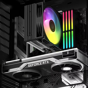 Ventilador de PC para Juegos y Oficina, Estilo Fantasy WuKong ARGB, Conector de 4 Pines, LED RGB, 4 Tubos de Calor, Enfriamiento por Aire, para Uso en Computadora - Product Image 2