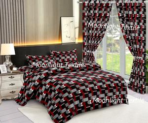 Juego <span class=keywords><strong>de</strong></span> cortinas y sábanas planas <span class=keywords><strong>de</strong></span> <span class=keywords><strong>jardín</strong></span> con estampado <span class=keywords><strong>de</strong></span> flores <span class=keywords><strong>de</strong></span> microfibra King <span class=keywords><strong>de</strong></span> estilo francés, 6 uds. - Product Image 3