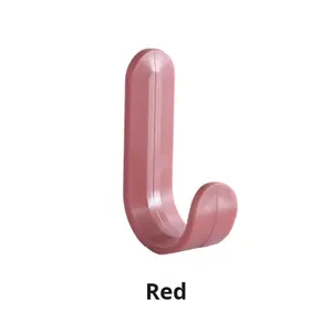 Güçlü kendinden yapışkanlı plastik duvar kanca banyo mutfak ve oturma odası için anahtar organizatör ile hiçbir matkap kurulum - Product Image 6