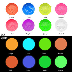 अंधेरे पेंट के लिए 8 रंग 20 मिलीलीटर/0.7 औंस चमक अंधेरे पेंट के लिए लंबे समय तक चलने वाली चमक पेंट के लिए लंबे समय तक स्थायी चमक पेंट सेट - Product Image 3