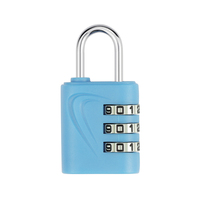 Cadenas à combinaison à 3 chiffres en alliage de zinc, corps métallique, serrure à code pour valise, bagage, sac de voyage
