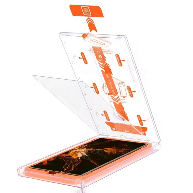 Dust Removal Magic Box Tempered Glass Screenprotectors for iPhone 18 17 Pro Max 16 15 Easy Install Applicator Screen Protector