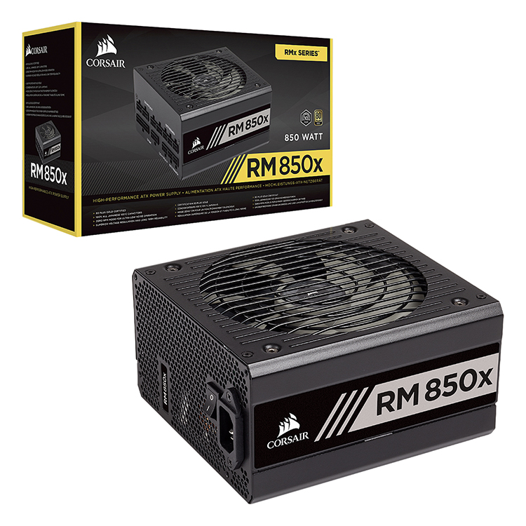 CORSAIR Rm850x 850W Power Supply - Gold Efficiency & Modular