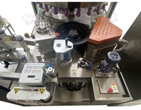 Machine d'étiquetage adhésive thermofusible mécanique rotative électrique pour bouteilles produits chimiques de boissons alimentaires
