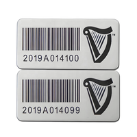 Etiquetas de Código QR Personalizadas de Aluminio, Acero Inoxidable y Latón con Números de Serie/Texto/Logotipo Grabados con Láser y Opciones de Color Personalizadas