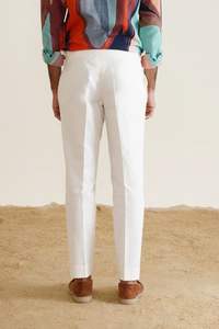 กางเกงสำหรับผู้ชายกางเกงทางการระบายอากาศได้ดีดีไซน์ใหม่ขนาดกลางสวมใส่สบาย - Product Image 5