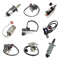 High-quality 24V rotary solenoid valve coil, suitable for Kato excavators HD512, HD820, and HD1430.