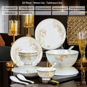 ชุดอาหารค่ำหรูหรา Royal Albert Wedgwood ทำจากกระเบื้องเนื้อกระดูก 72 ชิ้น ขอบทองลายนูน เหมาะสำหรับงานเลี้ยงแต่งงานและเป็นของขวัญสำหรับโรงแรมระดับ 5 ดาว - Product Image 2