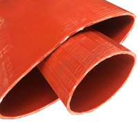 Tuyau d'irrigation flexible en PVC à décharge plate de 2, 4, 6, 8, 10, 12, 16 pouces pour eau et eaux usées