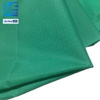 Tissu en nylon 100% tissé ultra-léger 10D 15D 20D, taffetas ripstop, silicone, 20 deniers, imperméable, pour sacs de filles et de garçons, équipement de plein air