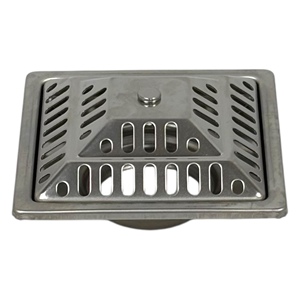 Chuyên nghiệp Heavy Duty nước mưa thoát nước 100x100mm kim tự tháp mô hình sàn ngoài trời cống cho sân và cảnh quan - Product Image 1