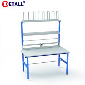 Table d'emballage simple |   Banc de travail de base avec coupe-papier pour l'expédition, le commerce électronique et l'emballage des entreprises à domicile - Product Image 1