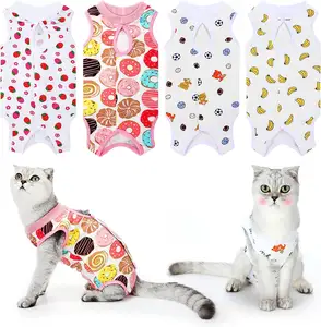 Stérilisation chat vêtements chirurgicaux chiot chat récupération sevrage costume animal de compagnie plaie abdominale confortablement costume Anti-léchage chien Onesies