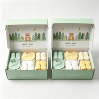 Boîte en papier personnalisable de haute qualité, recyclable, en gros, bon marché, pour jouets de bébé, bavoirs, couches, biberons et tétines