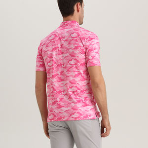 Polos para hombre Camiseta de golf de manga corta de secado rápido Rendimiento Casual Entrenamiento LOGO personalizado Ropa impresa - Product Image 4