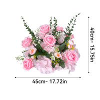 Hochwertiger Blumenständer mit Künstlicher Blumenkugel für Hochzeit, Babyparty und Tischdekoration