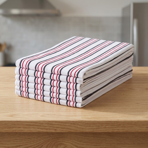Serviettes de cuisine en coton à carreaux de qualité supérieure, rectangulaires, tissées, séchage rapide, haute absorption, lavables en machine pour usage domestique - Product Image 1
