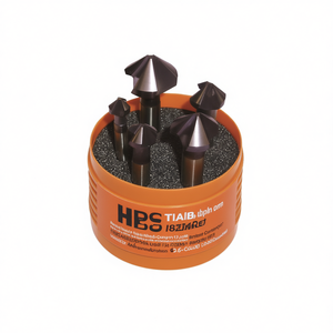 Juego de Escariadores de 90 Grados HSS con Recubrimiento TiAlN DIN 335, Escariadores HSS Co para Perforación de Metal - Product Image 2