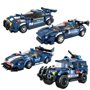 WOMA TOY C5011 Retail Sale Customize Child Special Police Car Student Children SWAT Team Building Blocks Brick Intellectual Toys