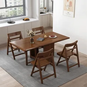 Ristorante di alta qualità portatile 150Cm doppio pieghevole tavoli da pranzo per Hotel sala riunioni - Product Image 1
