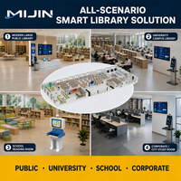 Système d'automatisation de bibliothèque intelligent compatible Koha, API SIP2, SDK pour solution de bibliothèque RFID pour les écoles, les universités et les établissements académiques