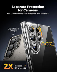 <span class=keywords><strong>Funda</strong></span> de silicona transparente <span class=keywords><strong>original</strong></span> para Galaxy Samsung S24 S23 S22 <span class=keywords><strong>S21</strong></span> Ultra FE <span class=keywords><strong>Plus</strong></span> <span class=keywords><strong>funda</strong></span> de TPU suave de cristal ultrafino A14 A34 A54 5G - Product Image 2