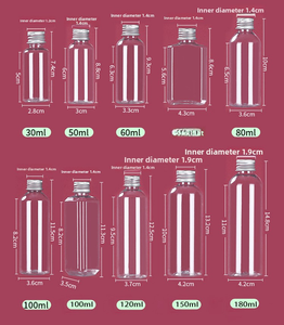 Welcup Pet Trong Suốt Mỹ Phẩm Chai Chất Lỏng 5-180Ml Công Suất Nhỏ Nhựa Nhôm Cap Vít Cap Cho Bóng Mắt Màn Hình - Product Image 4