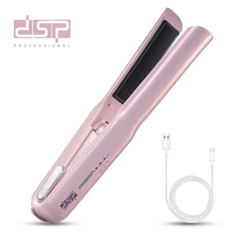 DSP High Quality Professional Fast Flat iron USB Wireless hair straightener Best Hair Straightener Tool For Salon