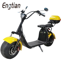 Trottinette électrique Big Wheel City Coco pour adultes, contrôleur 60V, moteur sans balais 1500W, trottinette de golf Citycoco