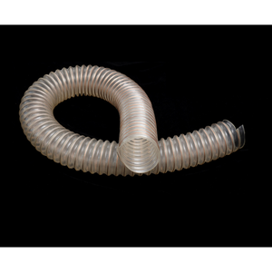 Pasokan pabrik pipa saluran fleksibel 2 "2.5" 5 "6" ventilasi kawat baja diperkuat selang PU bentuk persegi panjang terbuat dari PVC - Product Image 2