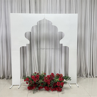 Hotel Fondo Boda Evento Decoración Arco Puerta de metal Etapa Telón de fondo Soporte