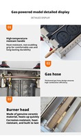 Gaufrier Commercial Professionnel en Acier Inoxydable 304, 4 Gaufres par Lot, Revêtement Antiadhésif, 2000 W+, Idéal pour les Stands de Restauration Ambulante et les Boutiques de Snacks