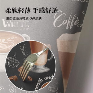 แผ่นรองกาแฟ Zhenhan ทำจากดินไดอะตอมเมียส ขนาด 326x1 ซม. แห้งเร็ว ป้องกันความร้อน สำหรับใช้กับเคาน์เตอร์ครัว เหมาะสำหรับบาริสต้า - Product Image 4
