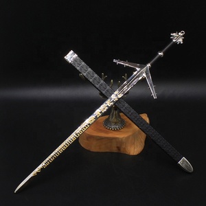 Monde Populaire Jeu Personnage Épée Métal Épée <span class=keywords><strong>3</strong></span> <span class=keywords><strong>Geralt</strong></span> Porte-clés Jouets Art 30CM De Chine Fabricant - Product Image 5