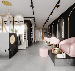 ชั้นวางจอแสดงผล LED สำหรับร้านเสริมสวยดีไซน์เป็นมิตรกับสิ่งแวดล้อมกันน้ำใช้ตกแต่งตามสั่ง - Product Image 1