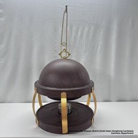 Réchaud de buffet en acier inoxydable avec couvercle suspendu et brûleur à alcool, pour réchauffer les aliments lors de fêtes et événements, vente en gros