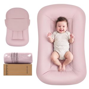 Baby Lounger Portable Baby <b>Bed</b> 0-12 Months Soft <b>Cushion</b> <b>For</b> Newborns And Infants - Product Image 1