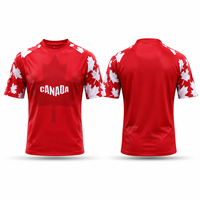 Maillot de football personnalisé de l'équipe nationale du Canada pour homme, respirant, séchage rapide, entraînement sportif, kit de football 2026