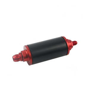 Filtro de Combustible de 58 mm con Interfaz AN6 AN8 AN10 para Modificación y Mejora de Automóviles, Rojo - Product Image 2