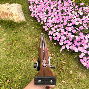 Arpón <span class=keywords><strong>de</strong></span> <span class=keywords><strong>Pesca</strong></span> <span class=keywords><strong>de</strong></span> Madera <span class=keywords><strong>de</strong></span> Teca, 135 cm, con Rodillo Reversible - Product Image 3