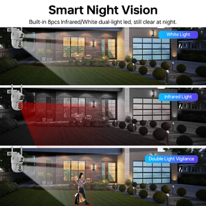 Kamera keamanan CCTV IP cerdas kualitas tinggi 4 megapiksel dengan mikrofon dan bicara kamera Mini komunikasi dua arah - Product Image 5