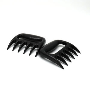 ولفيرين نمط حاد جدا BBQ <span class=keywords><strong>Claws</strong></span> PP مقبض رفع المواد العصي تمزيق اللحوم ملحقات شواء سوداء - Product Image 1
