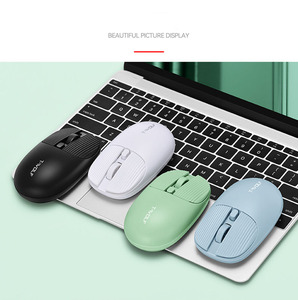 Q19 Mouse senza fili senza fili carino colorato Mouse per Mouse con Mouse per Mouse con colori mobili - Product Image 4