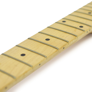 Chitarra elettrica collo 22 tasti chitarra elettrica collo d'acero intarsio punto nero per chitarra elettrica stile ST raso naturale - Product Image 5