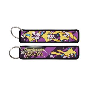 Llavero de Tela con Diseño de Pokémon, Llavero de Anime con Bordado, Accesorios para Llavero, Adornos para <span class=keywords><strong>Mochila</strong></span> de Coche, Llavero para Mayores de 14 Años - Product Image 5