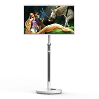 Televisor Inteligente HD Portátil de 32 Pulgadas con Pantalla Táctil Vertical Todo en Uno, Reproductor de Streaming Bestie para Uso en Ascensores y Centros Comerciales