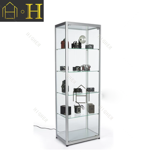 Hiện đại Glass hiển thị Showcase Counter Top hiển thị Glass Glass bảng hiển thị với ánh sáng LED và khóa - Product Image 4